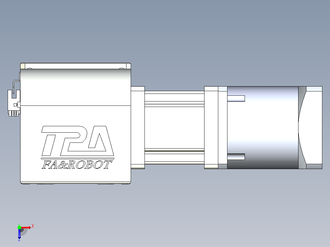 带式直线轴半闭式TPA-ONB-120-256-L550-DL-J90-N3俯视图