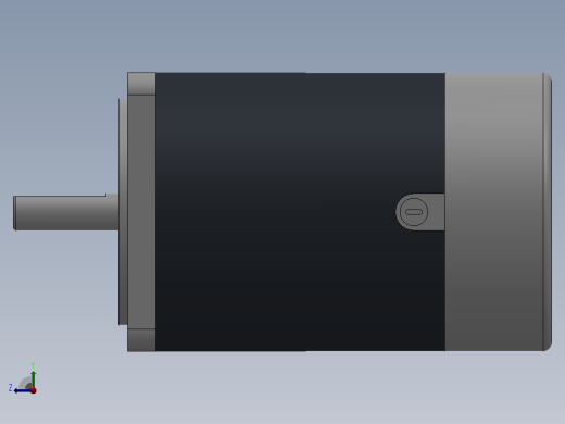 90DC(100W╱200W)微型直流基本型电机[90DC200GV24R16]右视缩略图