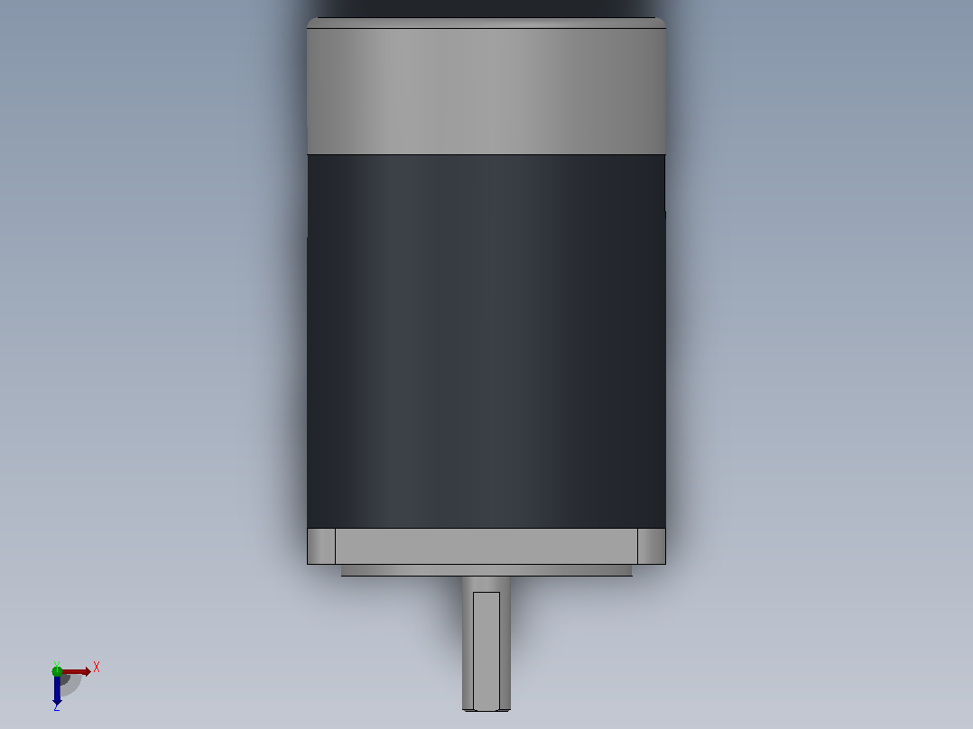90DC(100W╱200W)微型直流基本型电机[90DC200GV24R16]俯视图