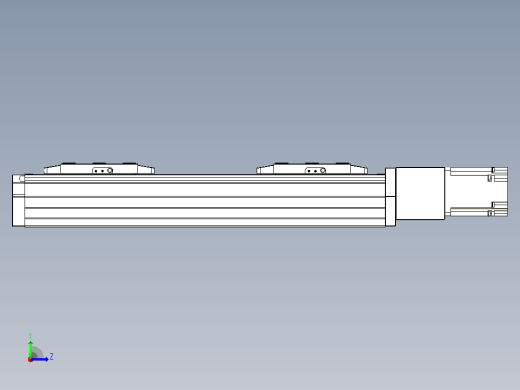 滚珠丝杠线性轴TPA-GCRS-80-1610C-L25-M-M20-N3左视缩略图