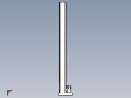 日规模组半封闭丝杆TPA-HNR-120D-1610C-L1200-MR-C-P40-N3俯视缩略图
