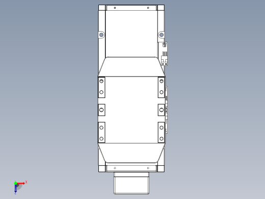 滚珠丝杠直线轴内置导轨TPA-GCR-150-2010C-L100-MP-M75-N3俯视缩略图