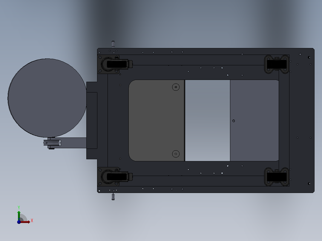 测试工装前视图
