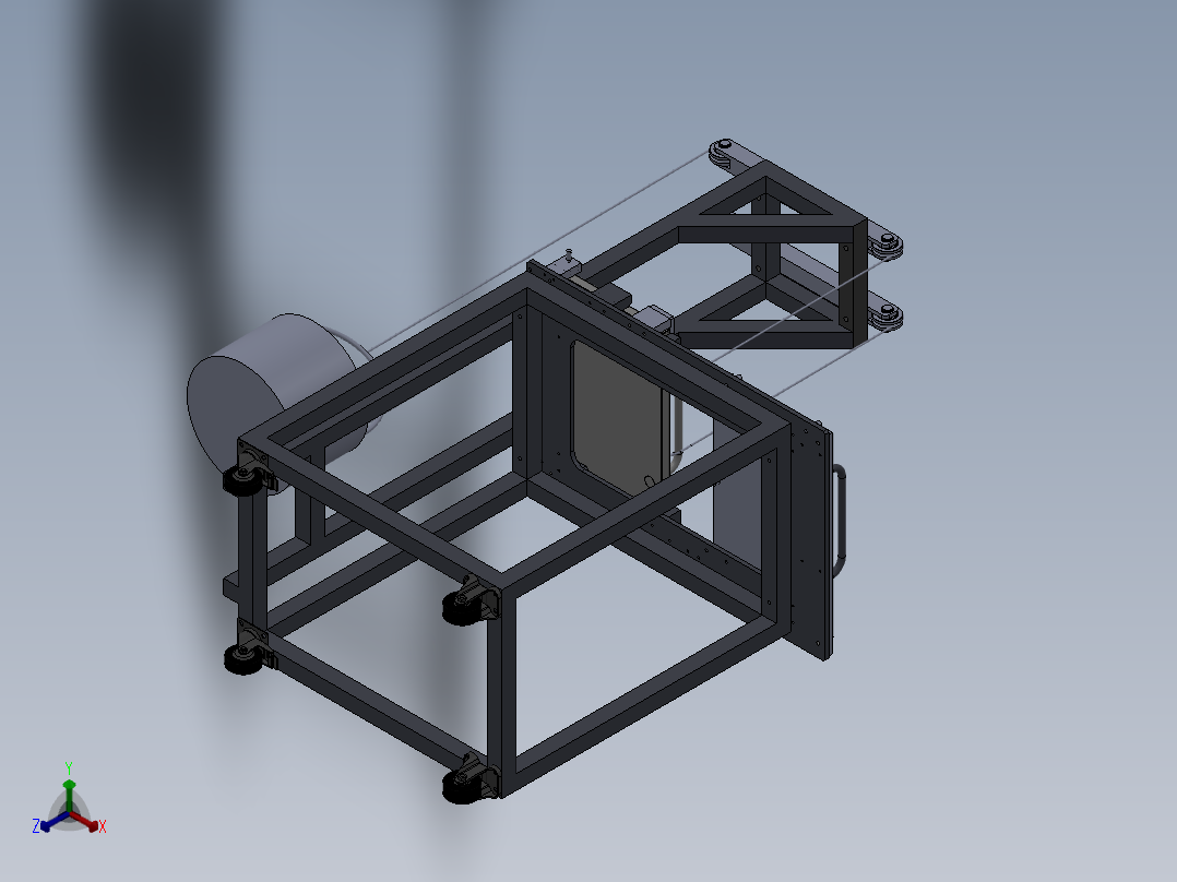 测试工装正等轴测图