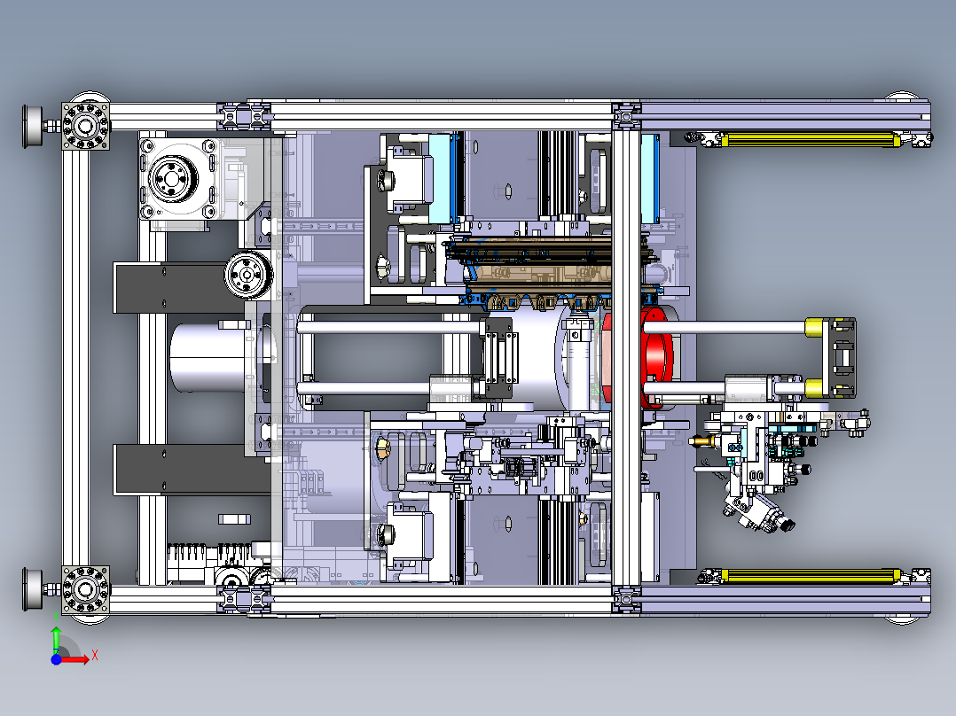 迈腾天窗生产线FB14095-25前视图