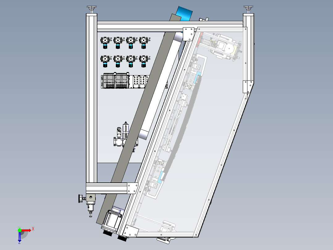 迈腾天窗生产线FB14095-25俯视图