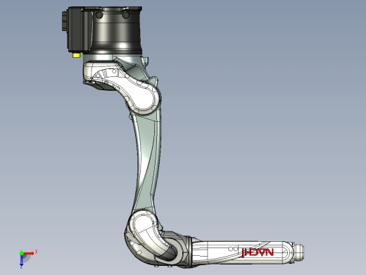 那智机器人nachi mz12 6axis industrial robot俯视缩略图