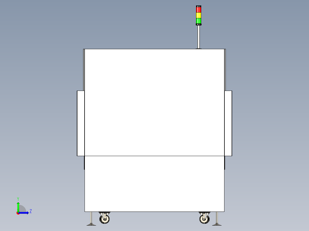 焗炉输送段左视图