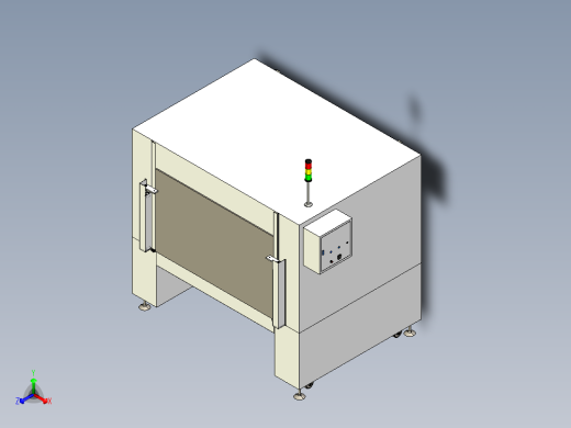 焗炉输送段正等轴测缩略图