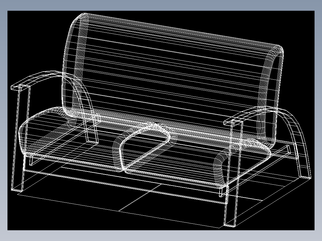 室内家具和灯具等的模型十二-K-S36-2