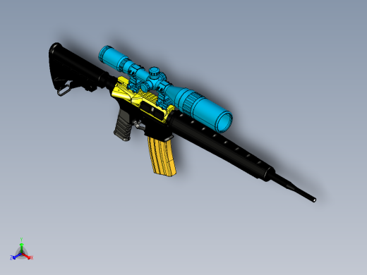 美国5.56mm口径M16步枪 