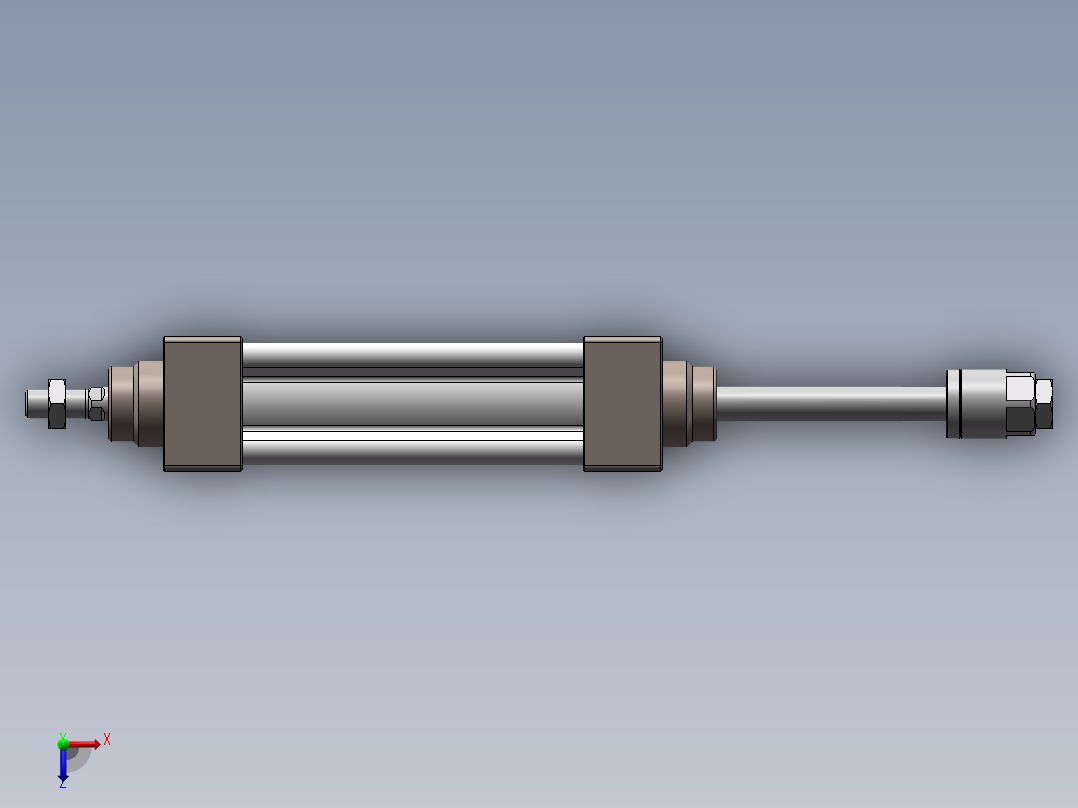 AIRTAC气缸俯视图