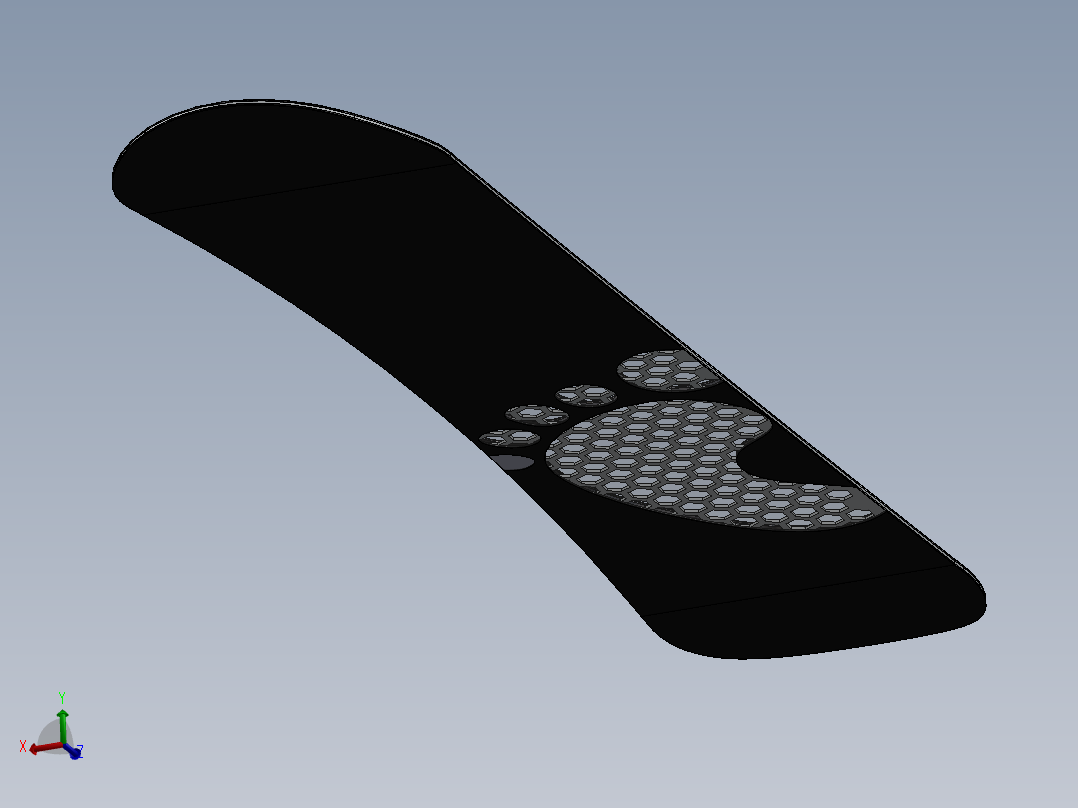 SolidWorks 滑雪板设计图纸