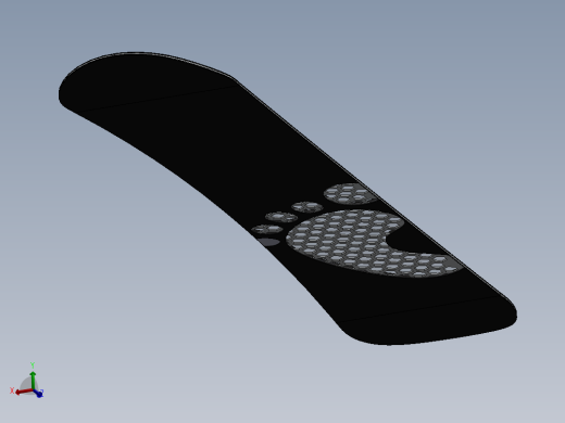SolidWorks 滑雪板设计图纸
