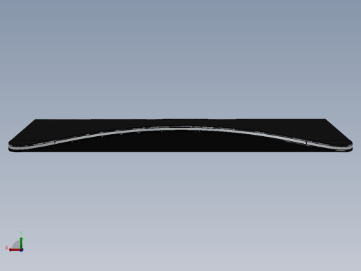 SolidWorks 滑雪板设计图纸后视缩略图