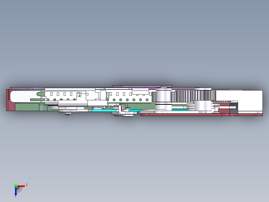 T570 飞达3D图纸俯视图