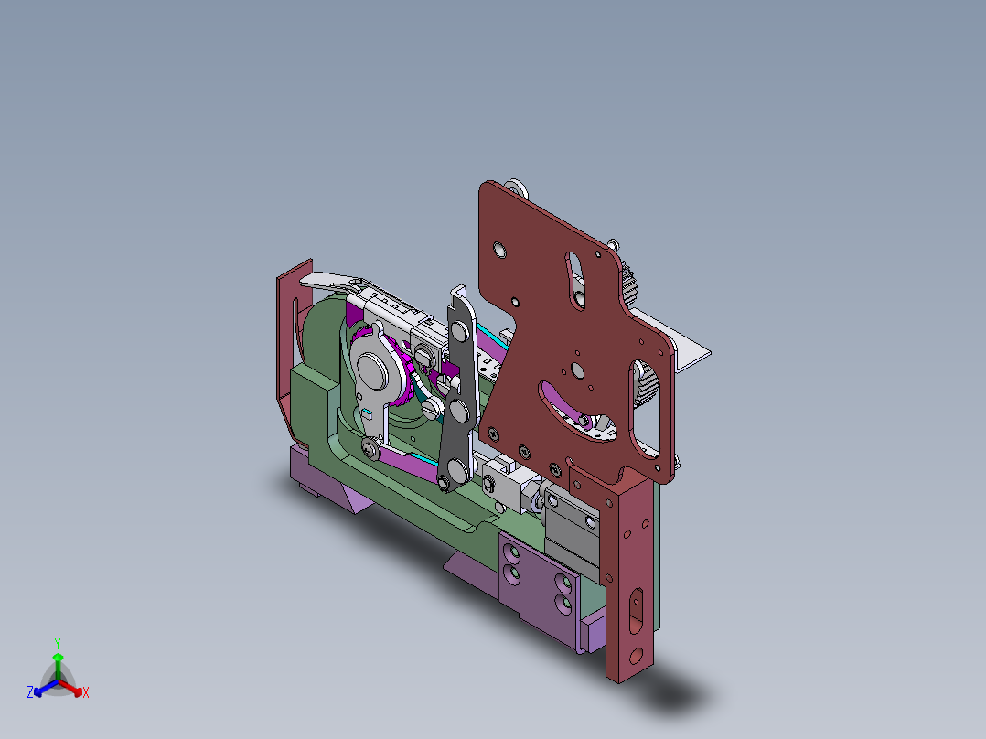 T570 飞达3D图纸正等轴测图