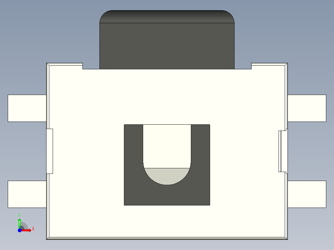 触觉开关前视图