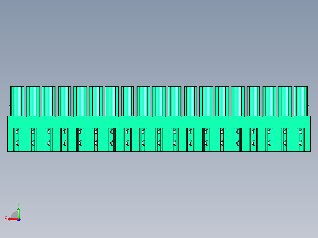 DEGSON 15EDG 系列 3.5mm 插拔式接线端子 FullPack-15EDGA-3.5-19P-14-00AH后视图