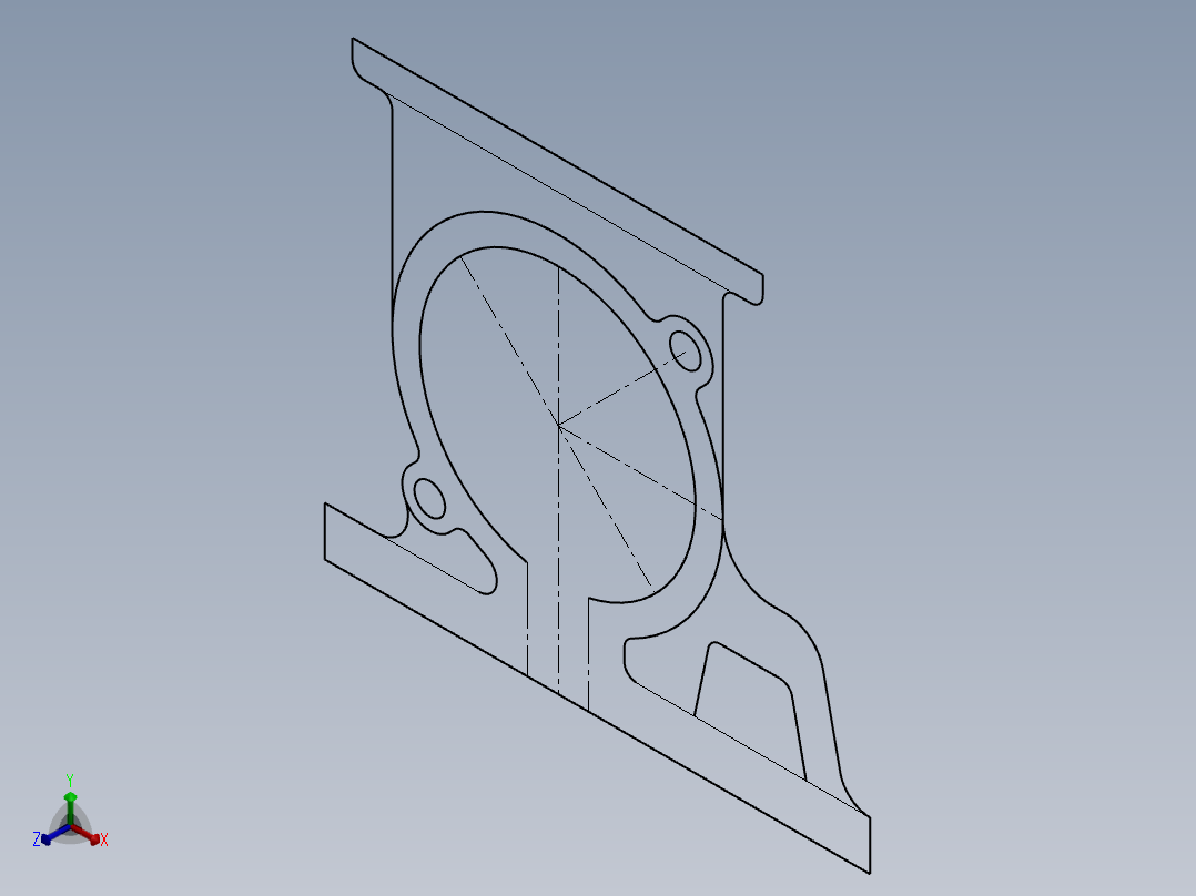 SW建模练习题-practice 41正等轴测图