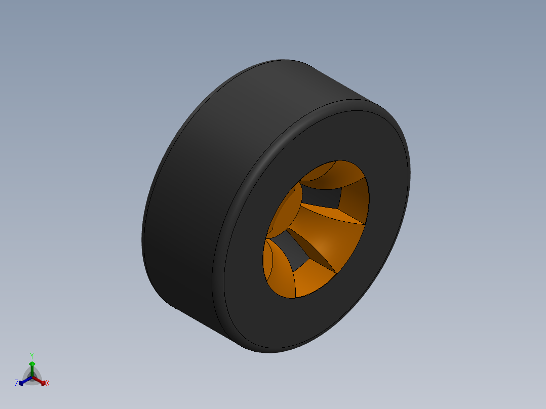 轮子正等轴测图