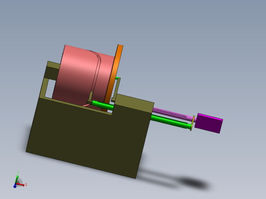 31-柱面机平面凸轮机构应用