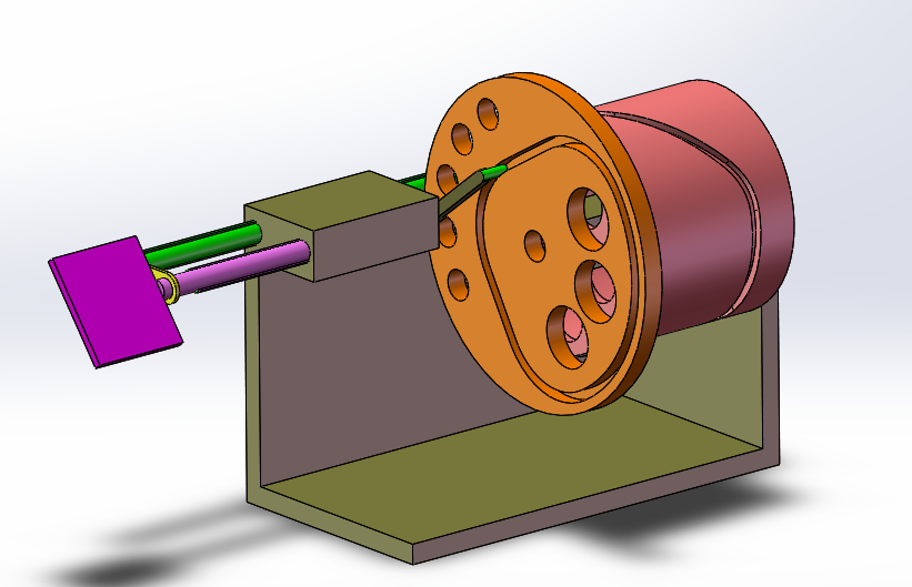 31-柱面机平面凸轮机构应用
