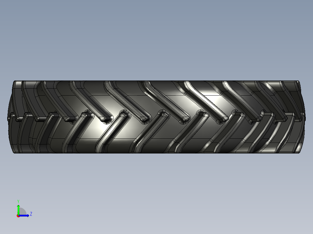 拖拉机轮胎R38左视图