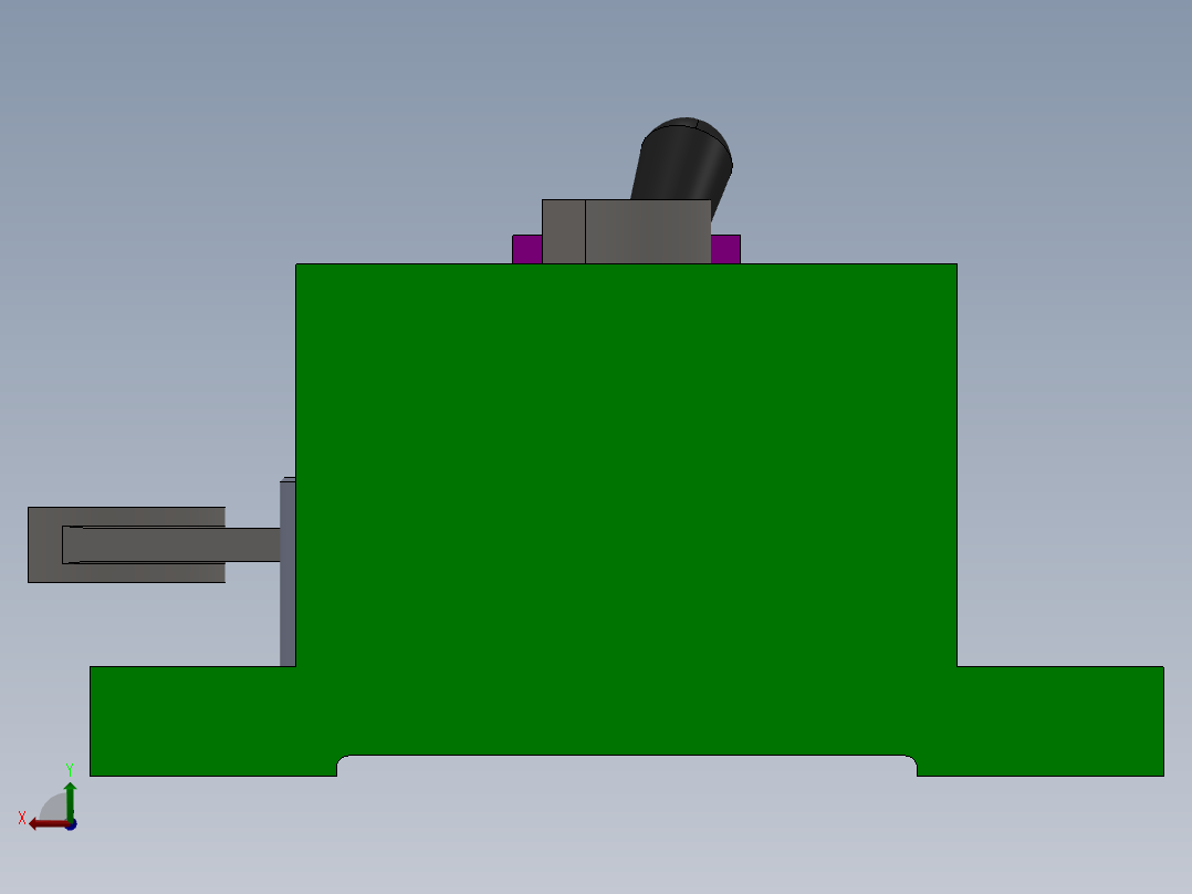 831006拨叉加工工艺及铣φ40端面夹具设计【含三维SolidWorks】后视图