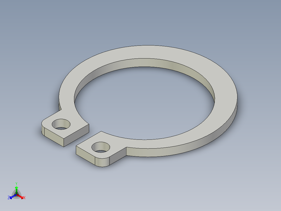 管道手动球阀-水管开关阀-手动阀门User Library-md52c150dn25-1_DN25~32SnapRing正等轴测图