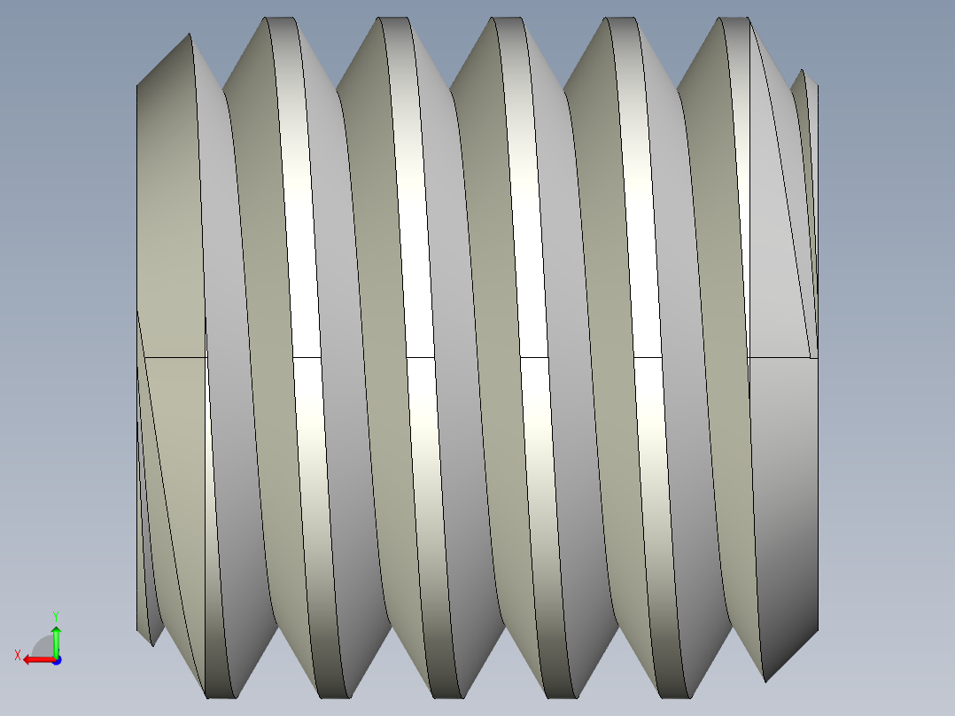 DIN 913-ISO 4026 固定螺钉-M6 L=6.STEP后视图
