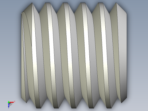 DIN 913-ISO 4026 固定螺钉-M6 L=6.STEP俯视缩略图