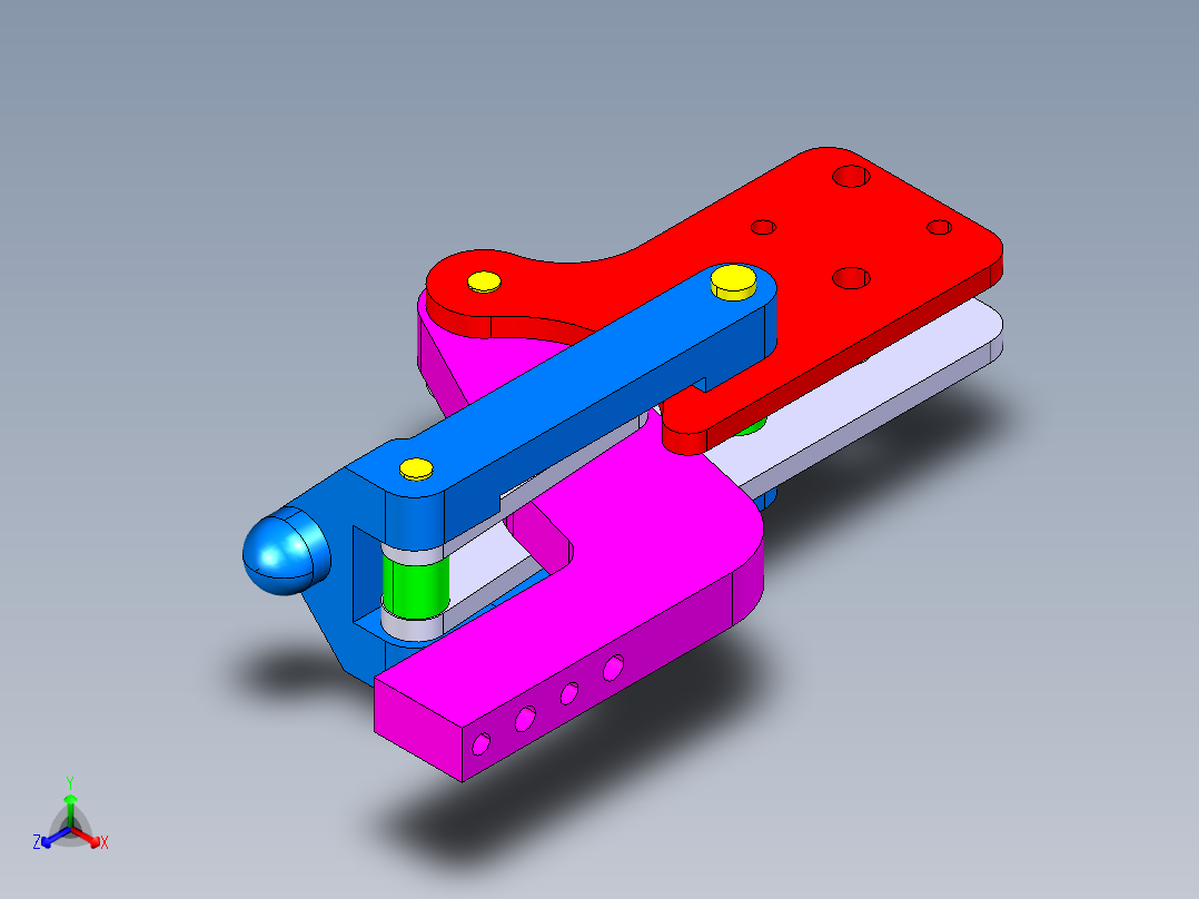德克斯TUNKERS气缸数模T5-06.2BA主视图