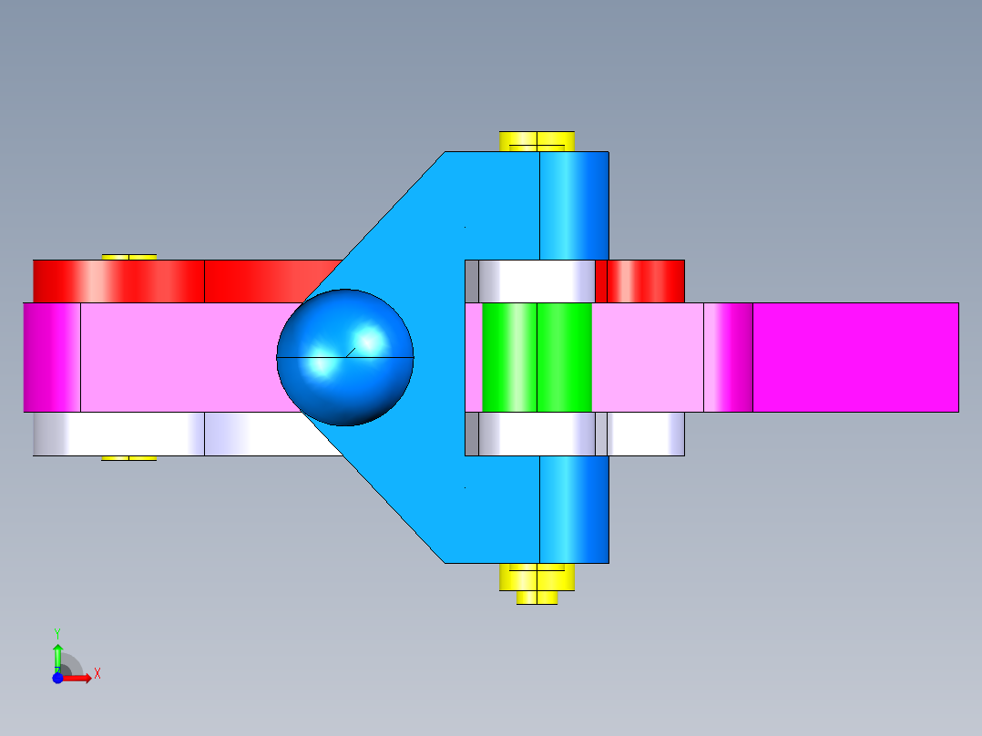 德克斯TUNKERS气缸数模T5-06.2BA前视图