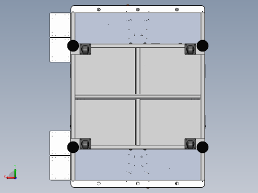 双轨道磁铁无磁区检测设备后视缩略图