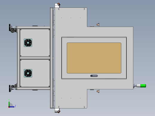 双轨道磁铁无磁区检测设备左视缩略图