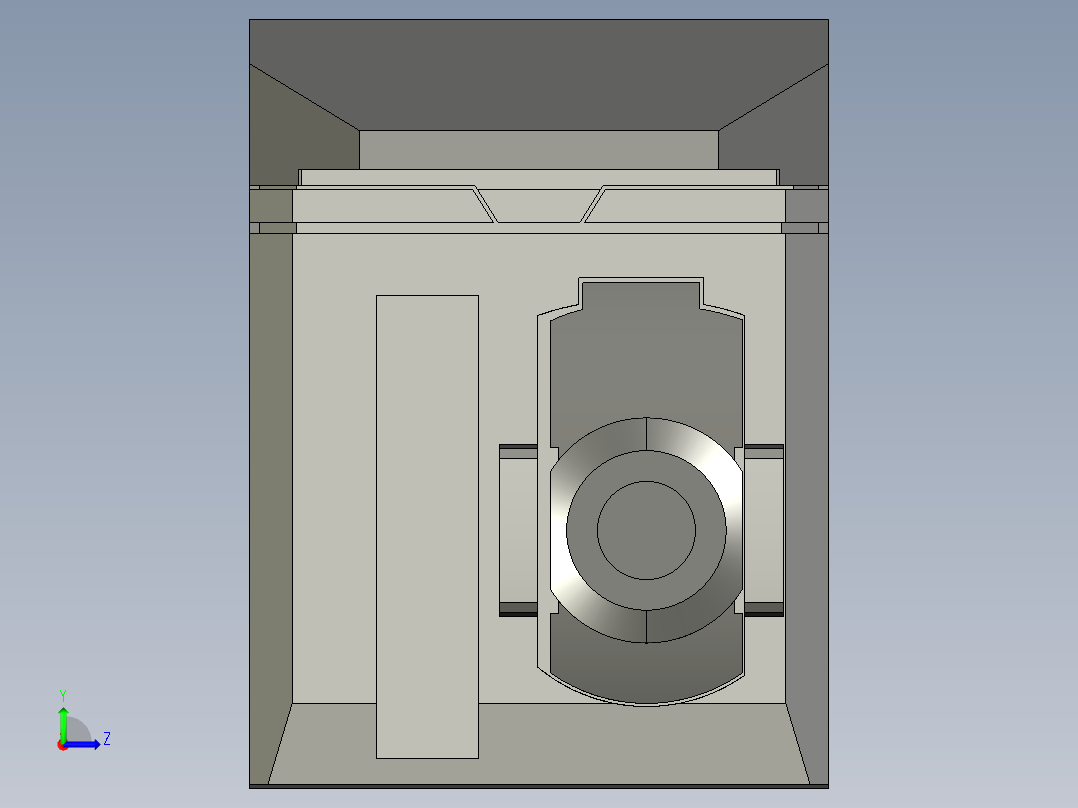 基恩士IL-1000_kc图纸模型左视图