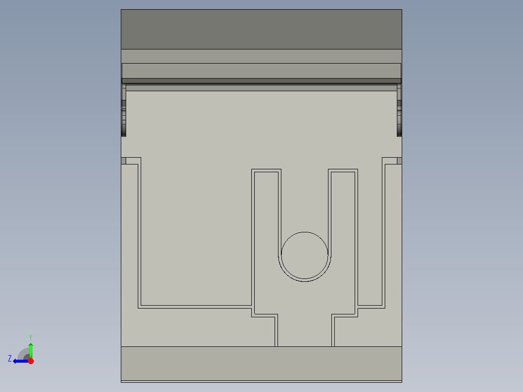 基恩士IL-1000_kc图纸模型右视图