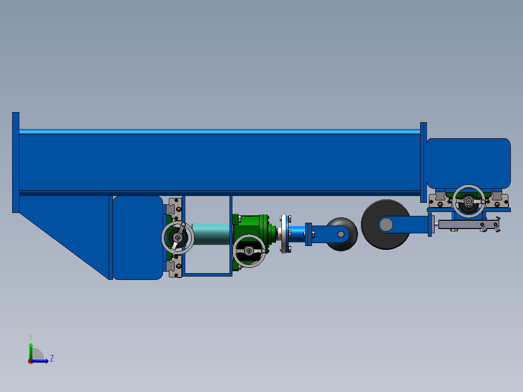 压边装置左视图