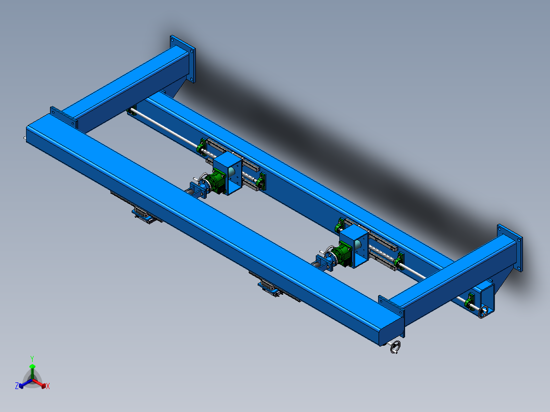 压边装置正等轴测图
