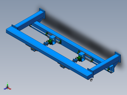 压边装置正等轴测缩略图