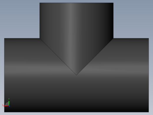 PVC管件-2in_Tee左视缩略图