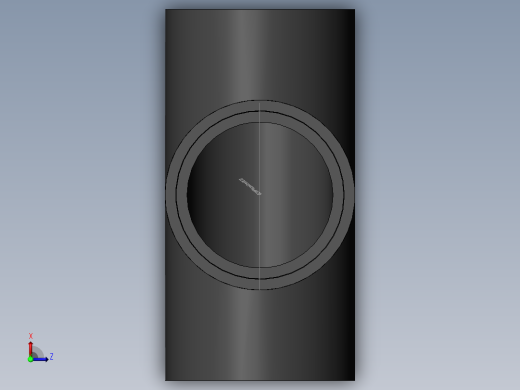 PVC管件-2in_Tee俯视缩略图