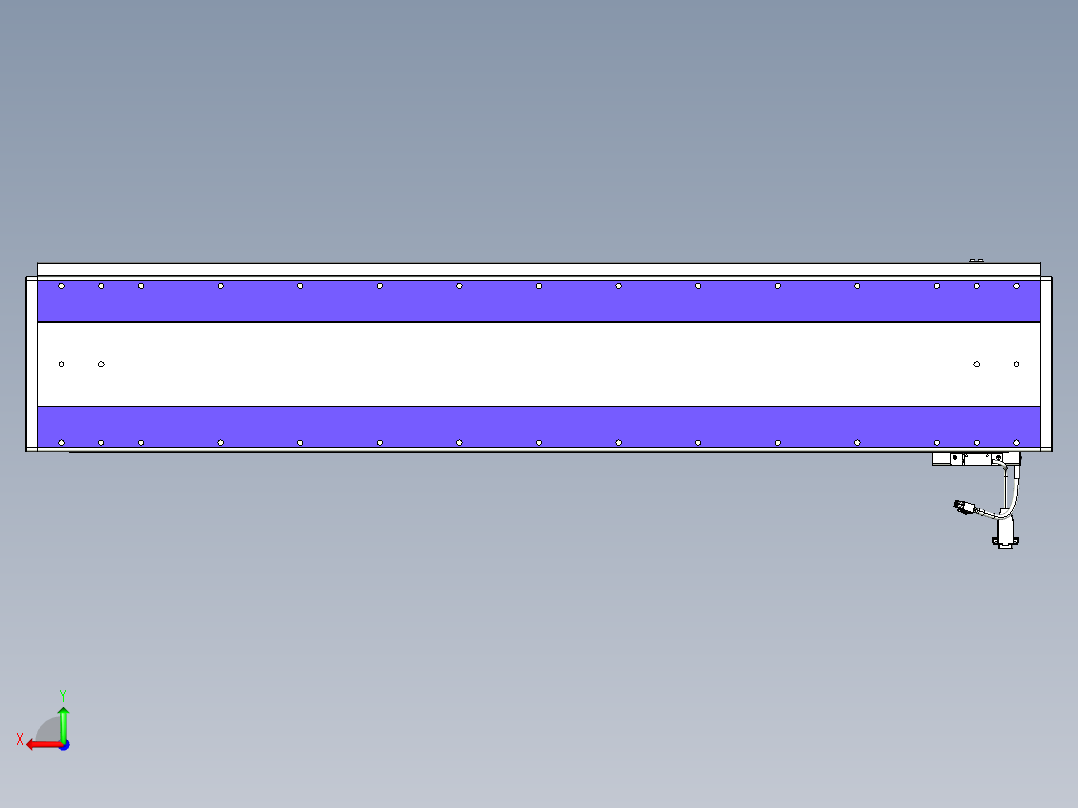 威洛博VL系列3d模型模组VL22H1Y-S1100后视图