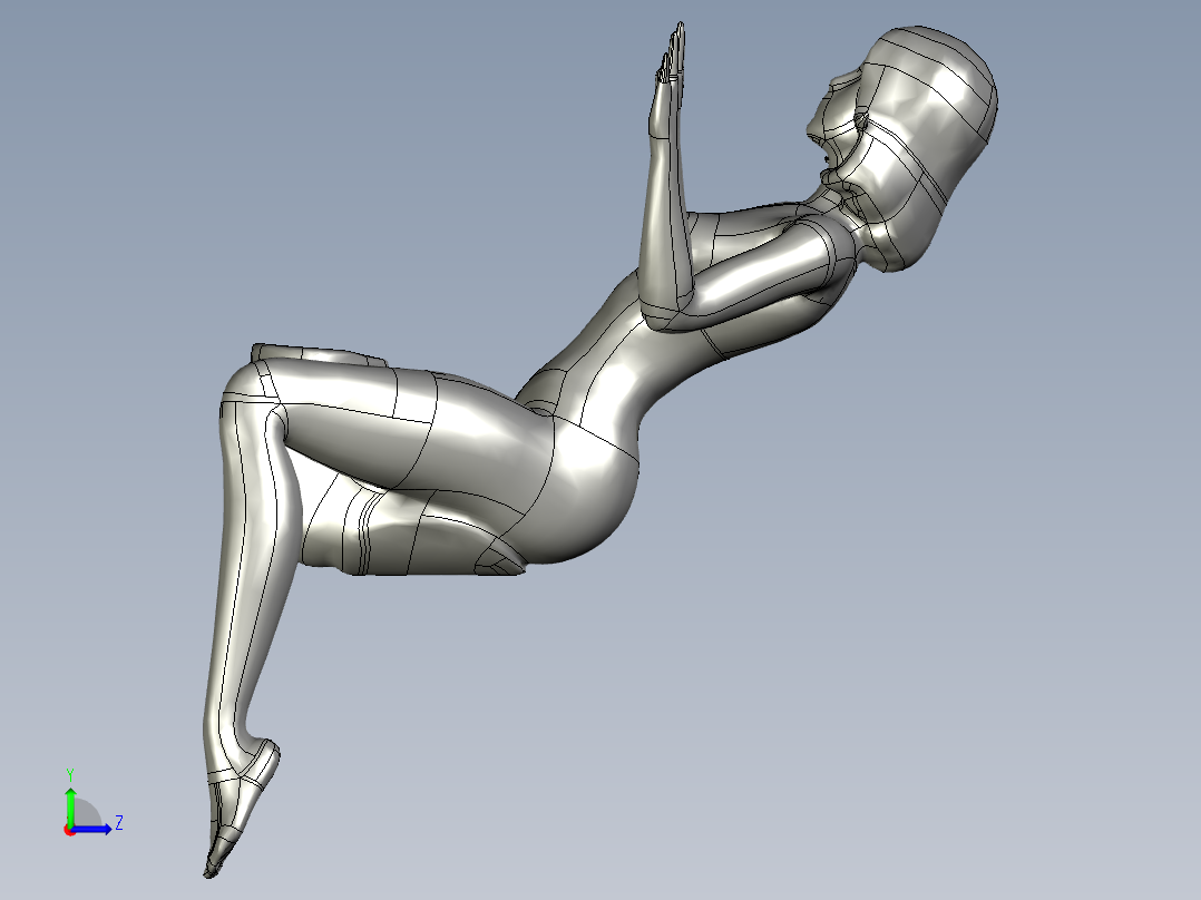 girl-sitting-hot女模特坐爱左视图