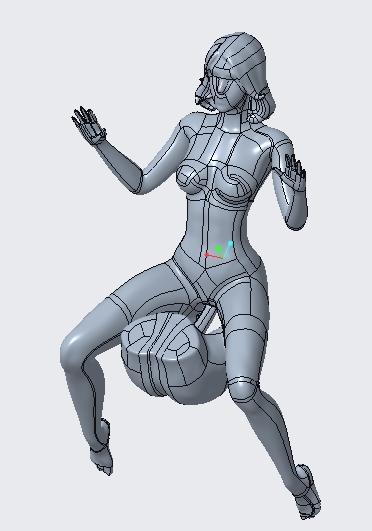 girl-sitting-hot女模特坐爱