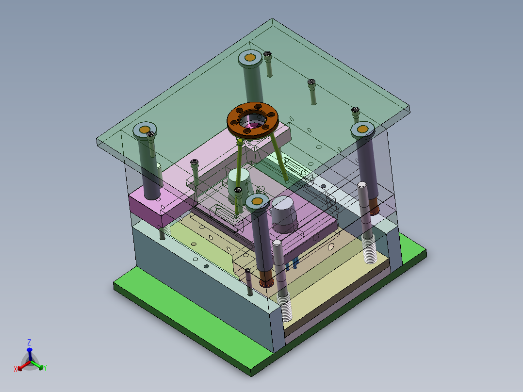 Q298-杯托的注塑模具设计【三维SolidWorks】