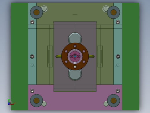 Q298-杯托的注塑模具设计【三维SolidWorks】前视缩略图
