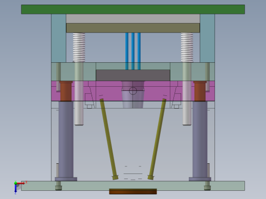 Q298-杯托的注塑模具设计【三维SolidWorks】俯视缩略图