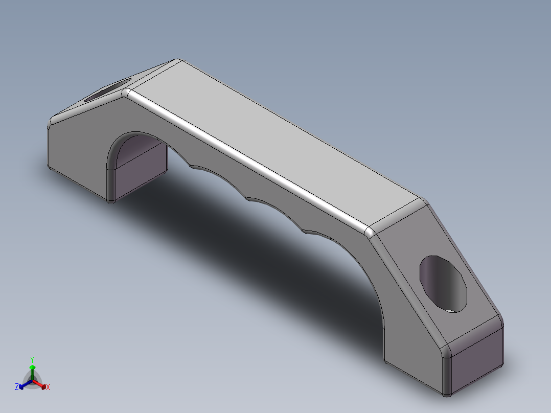 把手提手正等轴测图
